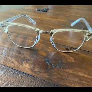 New Ray-Ban Transparent Clubmaster Optics RB5154